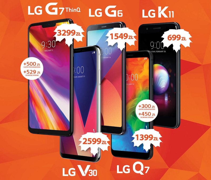 Tańsze smartfony LG w ramach promocji "Smart Września'