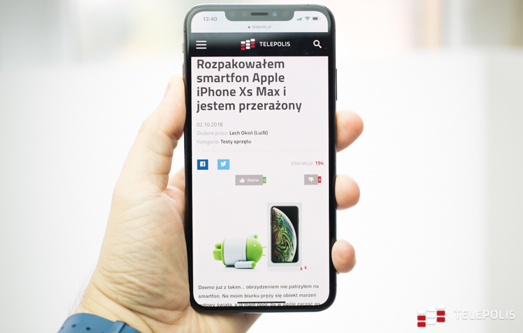 Rozpakowałem smartfon Apple iPhone Xs Max i jestem przerażony