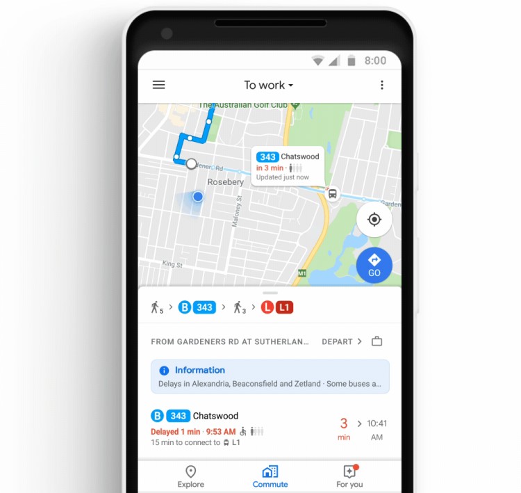 Aplikację Mapy Google czekają spore zmiany. Pojawi się karta Dojazdy oraz integracja z serwisami muzycznymi