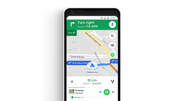 Aplikację Mapy Google czekają spore zmiany. Pojawi się karta Dojazdy oraz integracja z serwisami muzycznymi