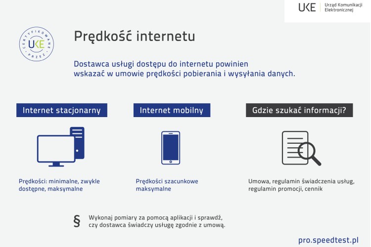 Oficjalne narzędzie monitorowania jakości Internetu dostępne dla wszystkich konsumentów