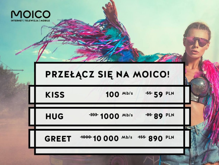 Wrocławski Moico podnosi prędkość Internetu, ale także ceny dla nowych klientów