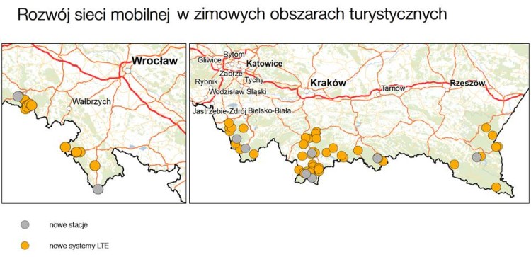 Orange poprawia zasięg w górach. Wyjazd na ferie nie musi oznaczać rezygnacji z usług komórkowych