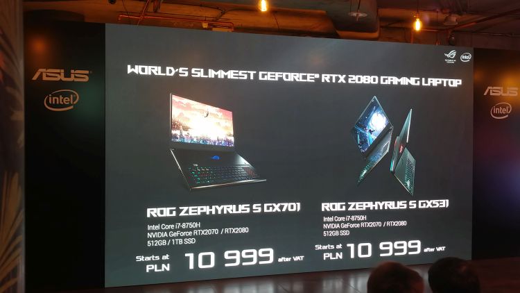 Asus sypie nowościami sprzętowymi. Przenośne komputery z targów CES 2019 wkrótce w Polsce. Znamy niektóre ceny