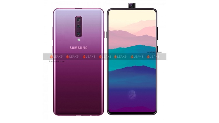 Pierwsze zdjęcia Samsunga Galaxy A90 z wysuwanym aparatem