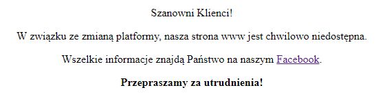 Nie działa strona internetowa KLUCZ Mobile. Operator zapowiada 'zmianę platformy'