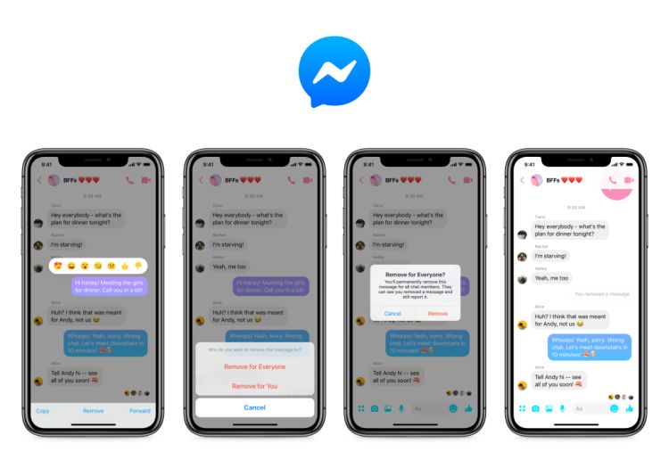 Facebook pozwala już kasować wiadomości z Messengera. Jedna uwaga. Masz tylko 10 minut jak coś palniesz