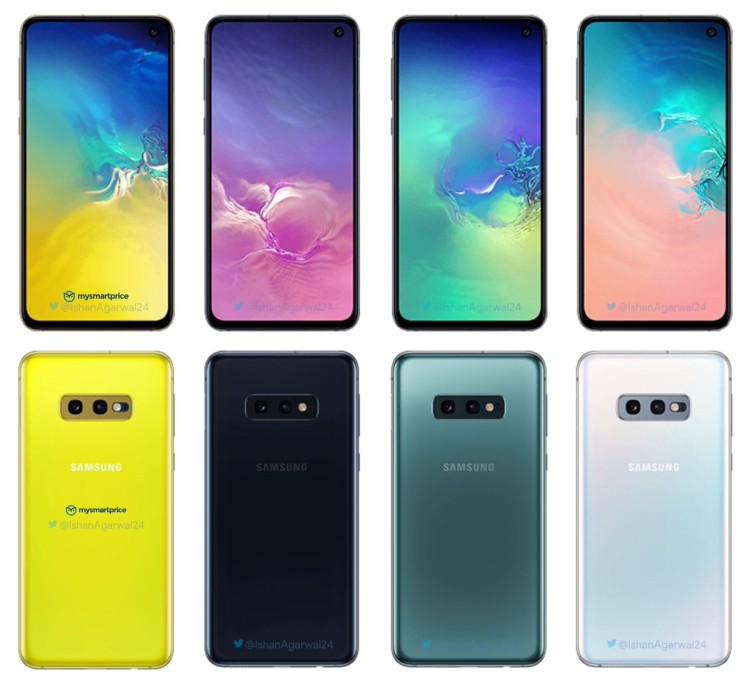 Samsung Galaxy S10e na kolejnych renderach. Jedna z wersji kolorystycznych jest zjawiskowa