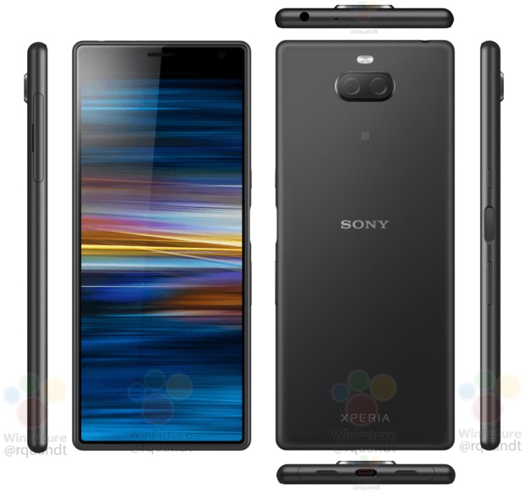 Xperia XA3 i XA3 Plus na nowych renderach. Smartfony mają trafić na rynek jako Xperia 10 oraz Xperia 10 Plus