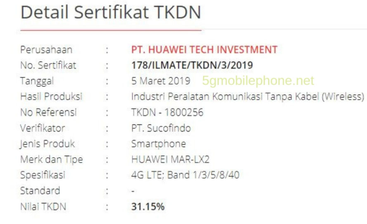 Smartfony Huawei P30, P30 Lite oraz P30 Pro zostały certyfikowane w Indonezji i na Tajwanie. Dzięki temu znamy ich częściową specyfikację