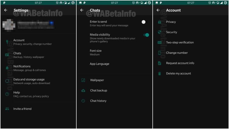 WhatsApp pracuje nad trybem nocnym. Na razie widoczny tylko z poziomu ustawień w wersji Beta