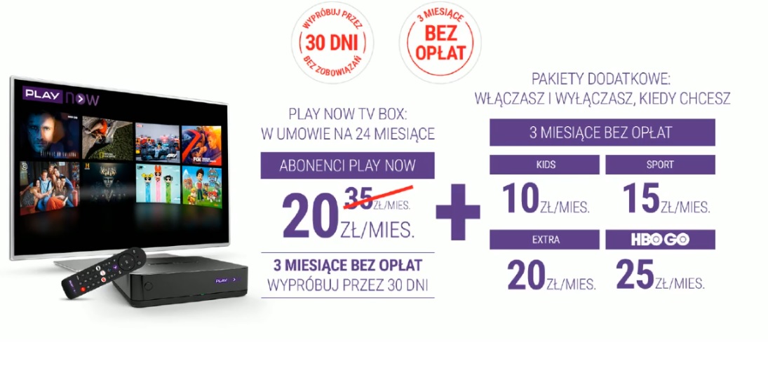 Play podsumowuje testy Play Now TV i prezentuje nowe rozwiązania