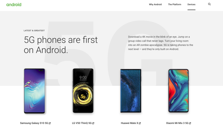 Google usunął telefony Huawei P30 Pro i Huawei Mate X ze strony Androida