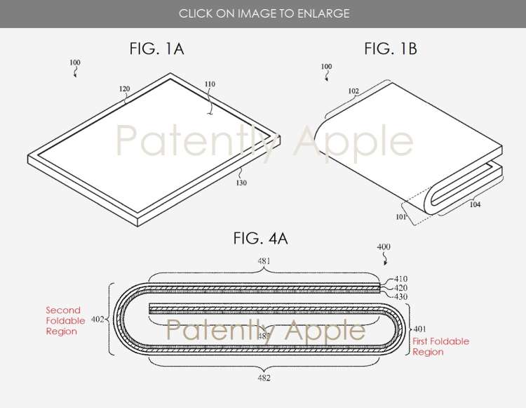 Apple ma patent na składany telefon lub tablet. Ekran może być składany w dwóch miejscach