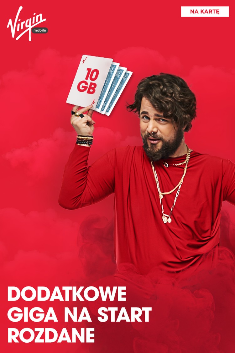 Virgin Mobile: dodatkowe gigabajty w pakietach na kartę