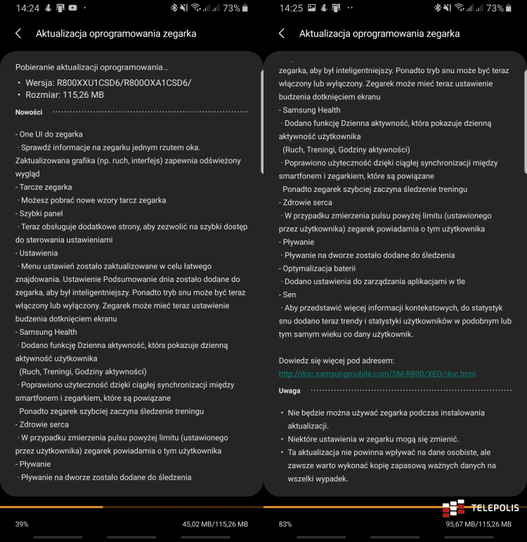 Interfejs One UI trafia na pokłady starszych zegarków Samsunga: Galaxy Watch, Gear Sport oraz Gear S3