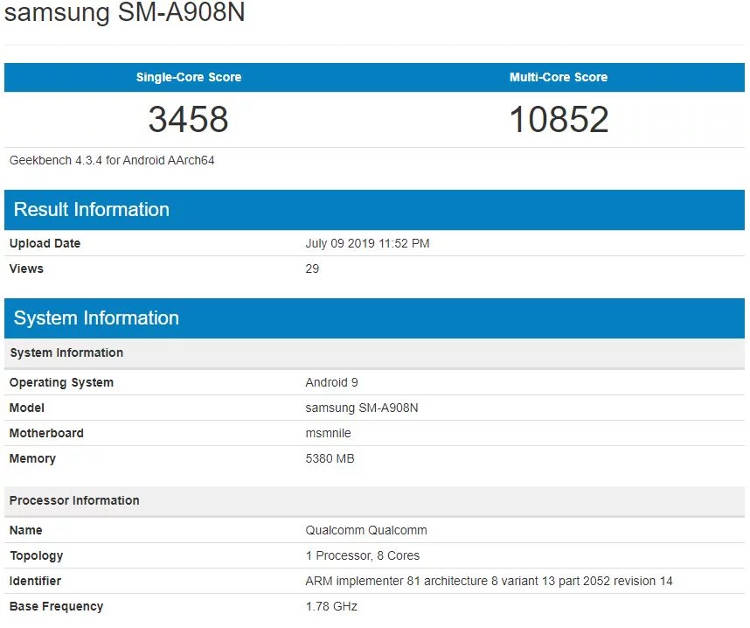 Samsung Galaxy A90 5G trafi do Europy