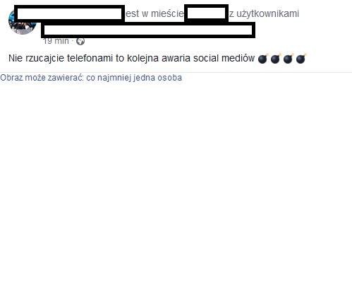 Awaria Facebooka - serwis nie wyświetla zdjęć