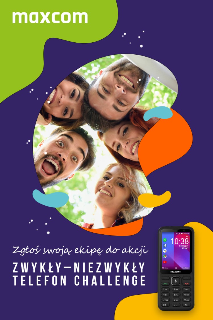 Startuje konkurs Zwykły - Niezwykły Telefon Challenge. Do wygrania Maxcom MK241