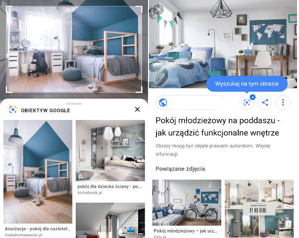 Obiektyw Google teraz też w wyszukiwarce zdjęć