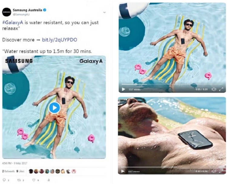 Samsung oskarżony w Australii za reklamy wprowadzające w błąd