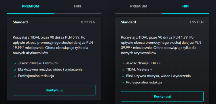 Muzyczne lato w serwisie Tidal. 90 dni subskrypcji premium kosztuje 99 groszy