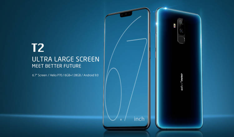 Ulefone zapowiada flagowy model T2: ekran 6,7 cala,  Helio P70, 6 GB RAM