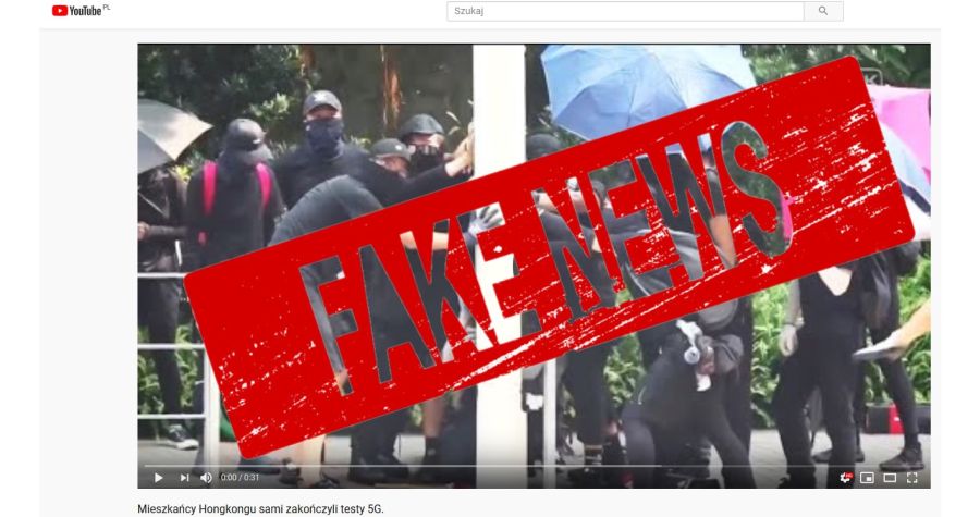 Chińczycy burzą maszty z inwigilującymi kamerami. To okazja do tworzenia nowych fake newsów