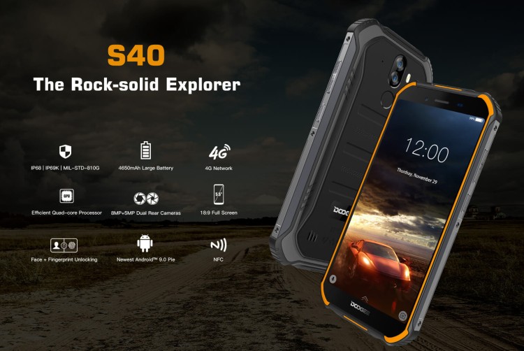 Doogee S40: wytrzymały telefon z przystępną ceną wchodzi na polski rynek