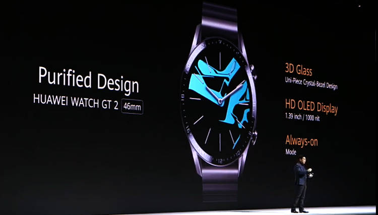 Huawei Watch GT 2: ekran OLED, rozmowy telefoniczne, odtwarzanie muzyki, GPS, 14 dni pracy