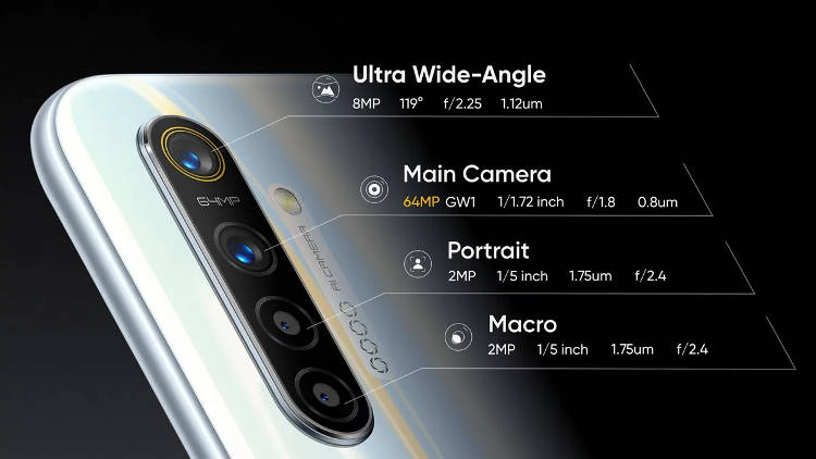 Realme XT z poczwórnym aparatem 64 Mpix, układem SD712 i 8 GB RAM zaprezentowany w Indiach