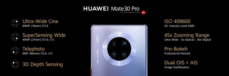 Huawei zaprezentował telefony Mate 30 i Mate 30 Pro