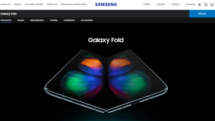 Samsung Galaxy Fold: w USA ponownie ruszyła wstępna rejestracja na składany telefon