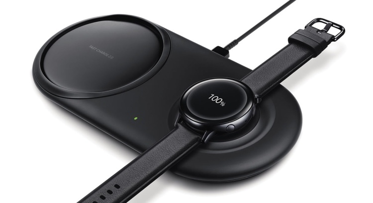 Galaxy Watch Active 2 wyprzedany w polskiej przedsprzedaży. W zestawie była ładowarka bezprzewodowa Samsung Duo Pad