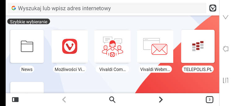 Przeglądarka Vivaldi dostępna już dla Androida