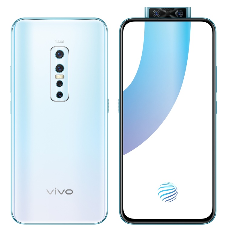 Vivo V17 Pro - telefon z wysuwanym podwójnym aparatem z przodu i lampą LED do selfie