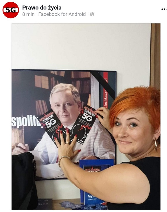 W Krakowie ruszyło burzenie "masztów 5G". Akcja zatrzymana przez Policję