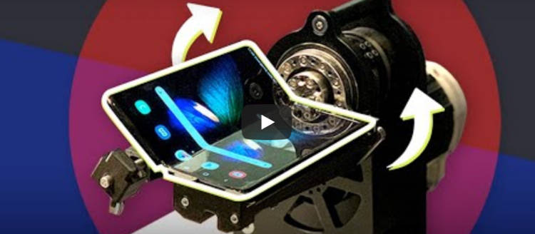 Wyginają Galaxy Folda 200 tysięcy razy - test w maszynie FoldBot