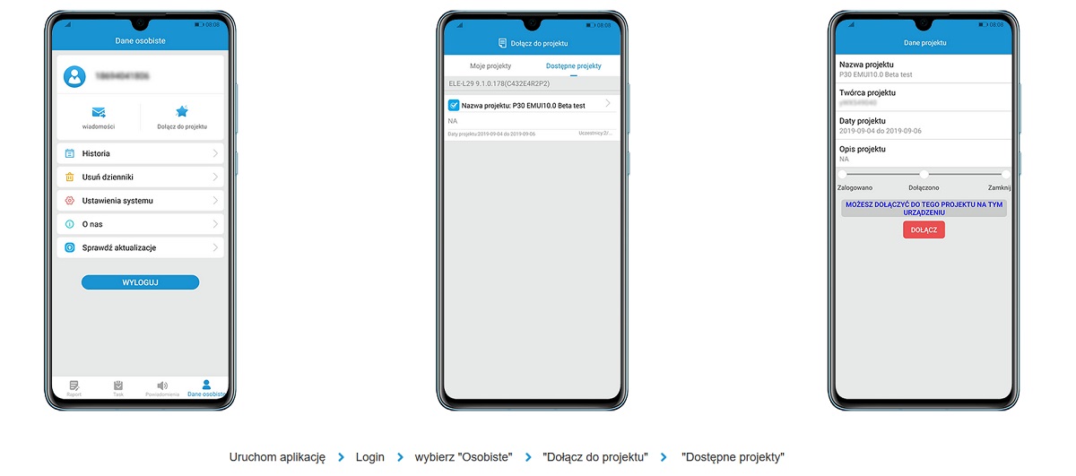 EMUI 10 w wersji beta trafia na pierwsze smartfony Huaweia