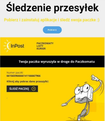 InPost ostrzega przed fałszywymi SMS-ami. Kliknięcie w link może prowadzić do zainfekowania telefonu z Androidem