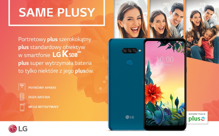 LG K50S do kupienia w Polsce wyłącznie w sieci Plus