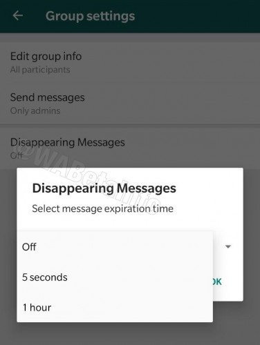WhatsApp testuje automatycznie znikające wiadomości