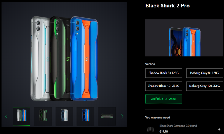 Black Shark 2 Pro - gamingowy smartfon Xiaomi do kupienia w Europie za 599 euro