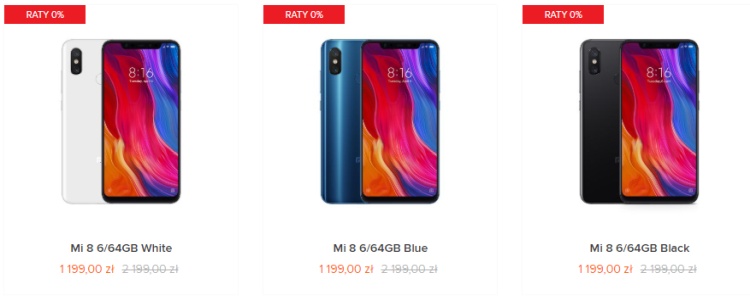 Xiaomi Mi 8 w szybkiej wyprzedaży Flash Sale taniej o 1000 zł