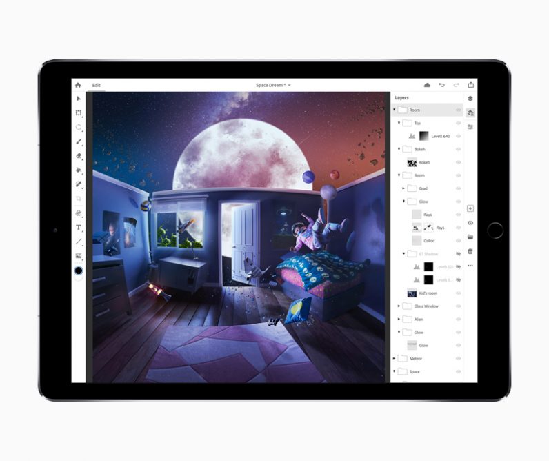Adobe Photoshop dla iPadów już dostępny. I nie oferuje tylu opcji co wersja na komputery