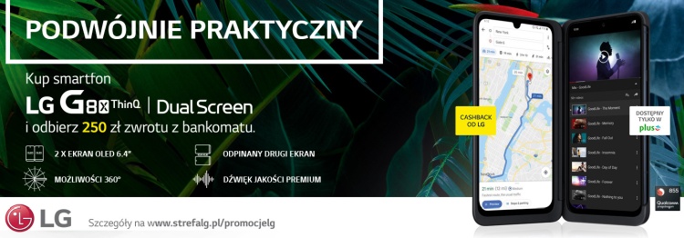Kup LG G8X ThinQ w Plusie i zyskaj nawet 450 zł