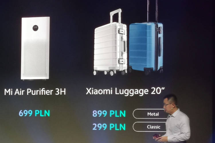 Xiaomi Mi Air Purifier 3H i walizka Xiaomi Luggage to kolejne Mi-nowości na polskim rynku
