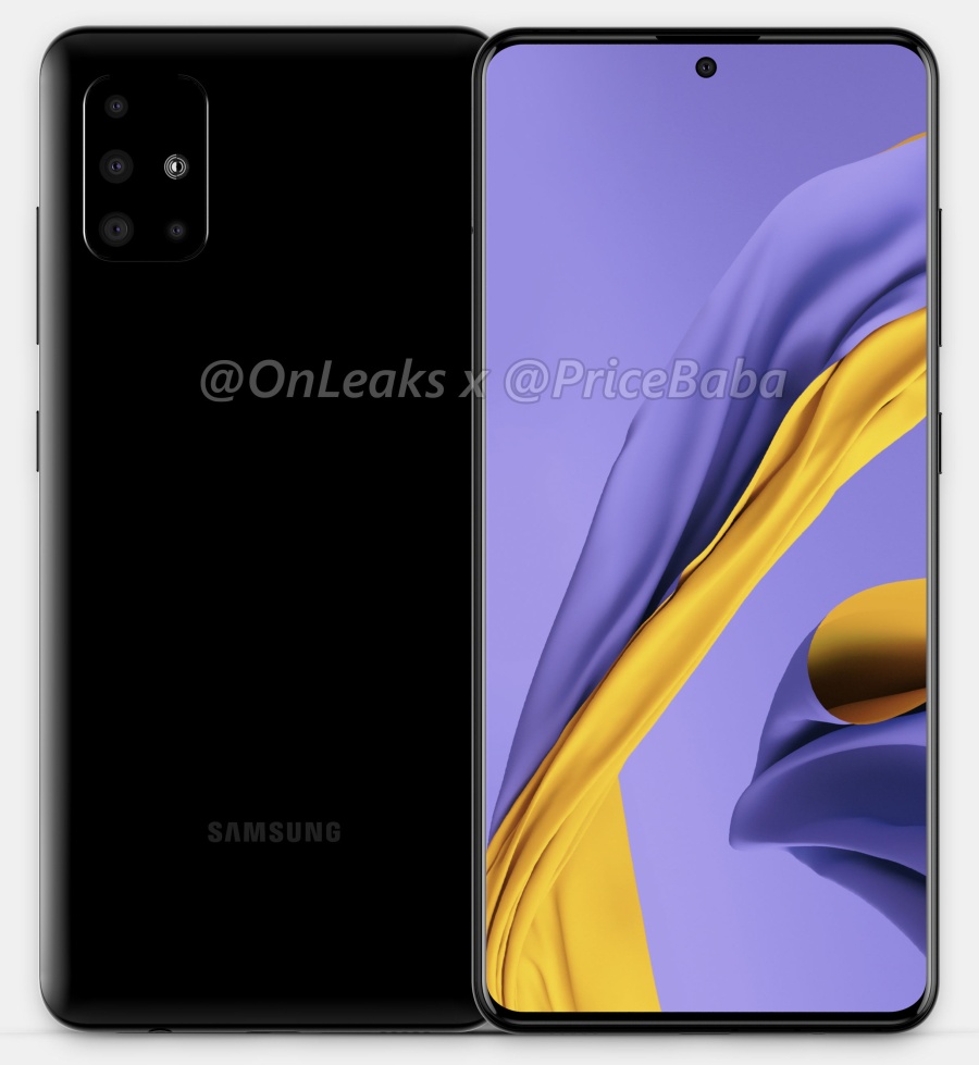 Samsung Galaxy A51 - z przodu jak Galaxy Note10, z tyłu poczwórny aparat