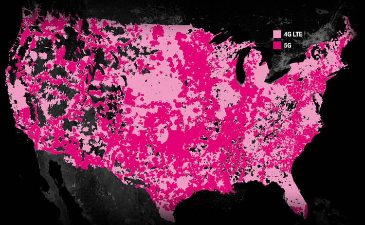 T-Mobile w Stanach Zjednoczonych startuje z ofertą 5G. Zasięg obejmie 200 mln potencjalnych klientów