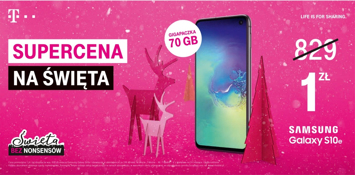 T-Mobile na święta: telefony taniej nawet o kilkaset złotych
